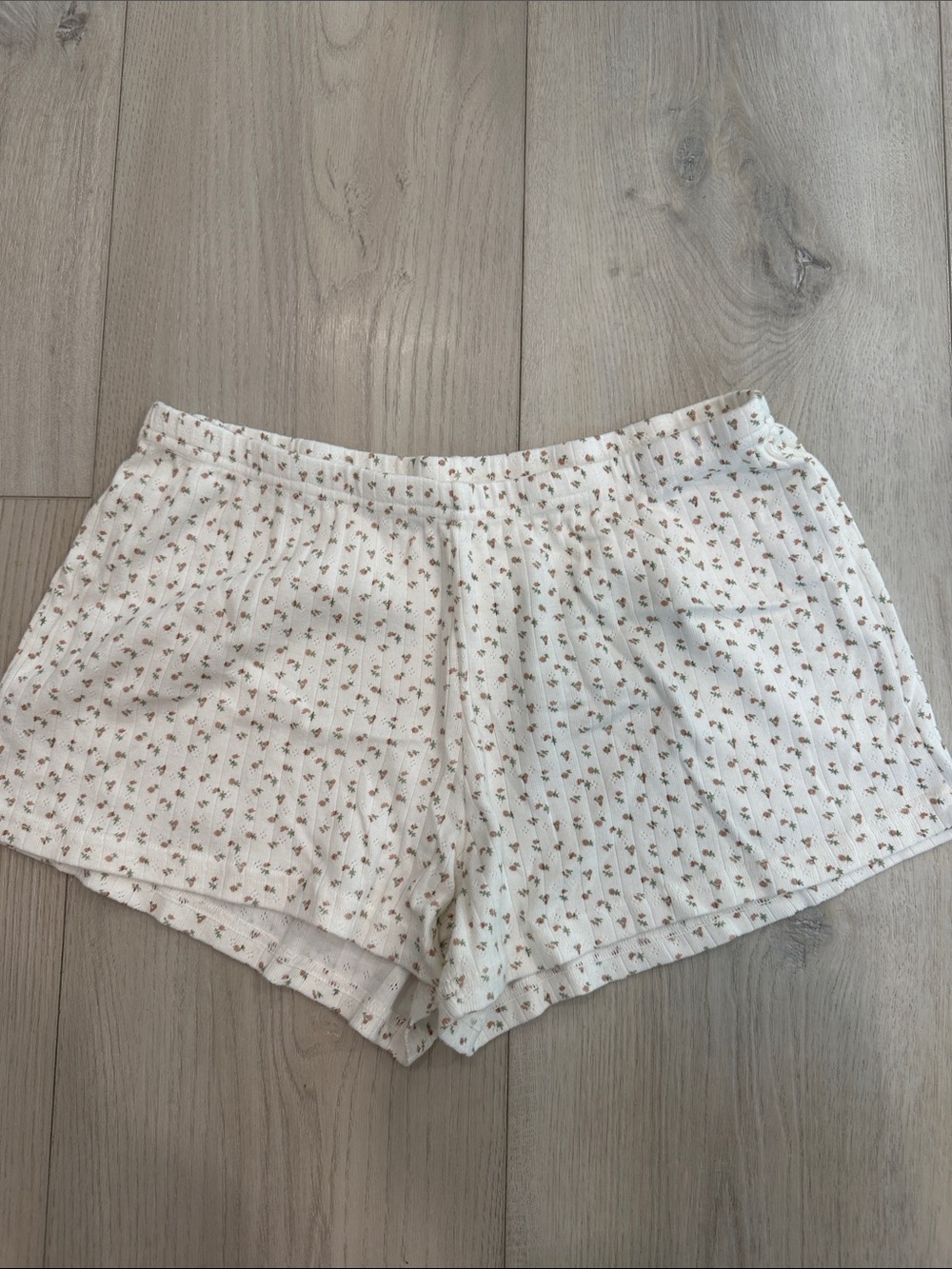 PacSun Floral Ribbed Lounge Shorts NWT